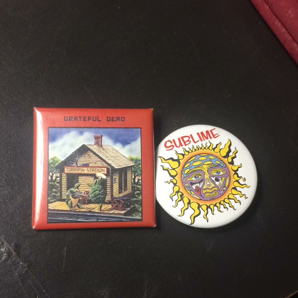 Grateful Dead & Sublime pins